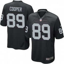 Mens Nike Oakland Raiders 89 Amari Cooper Game Black Team Color NFL Jersey