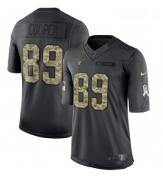 Mens Nike Oakland Raiders 89 Amari Cooper Limited Black 2016 Salute to Service NFL Jersey