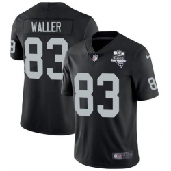 Men's Oakland Raiders #83 Darren Waller Black 2020 Inaugural Season Vapor Untouchable Limited Stitched NFL Jersey