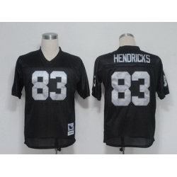 NFL Jerseys Oakland Raiders 83 Ted Hendricks Black jerseys throwback