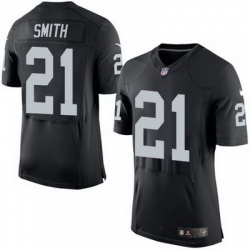 Nike Raiders #21 Sean Smith Black Team Color Mens Stitched NFL New Elite Jersey