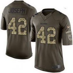 Nike Raiders #42 Karl Joseph Green Mens Stitched NFL Limited Salute to Service Jersey