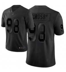 Raiders 98 Maxx Crosby Black Men Stitched Football Limited City Edition Jersey
