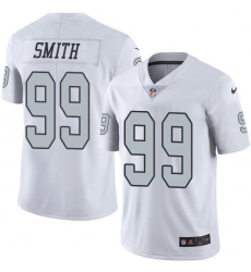 Nike Raiders #99 Aldon Smith White Youth Stitched NFL Limited Rush Jersey