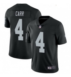 Youth Las Vegas Raiders 4 Derek Carr Black Vapor Untouchable Limited Jersey