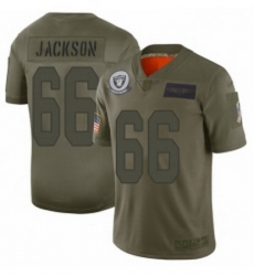 Youth Oakland Raiders 66 Gabe Jackson Limited Camo 2019 Salute to Service Football Jersey