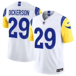Men Los Angeles Rams  29 Eric Dickerson White 2026 F U S E  Vapor Limited Stitched Football Jersey