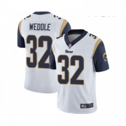 Men Los Angeles Rams 32 Eric Weddle White Vapor Untouchable Limited Player Football Jersey