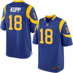 Men Nike Los Angeles Rams 18 Cooper Kupp Game Royal Blue Alternate NFL Jersey