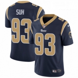 Men Nike Los Angeles Rams 93 Ndamukong Suh Navy Blue Team Color Vapor Untouchable Limited Player NFL Jersey