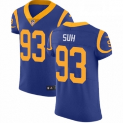 Men Nike Los Angeles Rams 93 Ndamukong Suh Royal Blue Alternate Vapor Untouchable Elite Player NFL Jersey