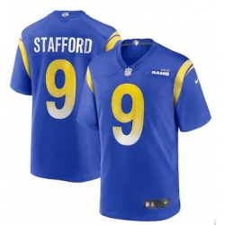 Men Rams Matthew Stafford Blue Vapor Limited Jersey