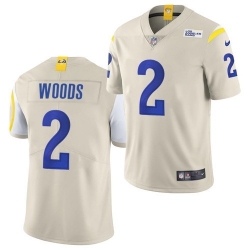 Nike Los Angeles Rams 2 Robert Woods Bone Vapor Untouchable Limited Jersey