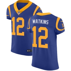 Nike Rams #12 Sammy Watkins Royal Blue Alternate Mens Stitched NFL Vapor Untouchable Elite Jersey