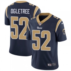 Nike Rams #52 Alec Ogletree Navy Blue Team Color Mens Stitched NFL Vapor Untouchable Limited Jersey