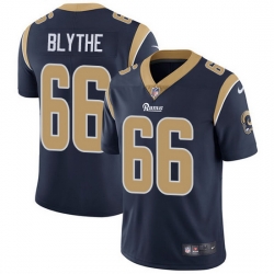 Nike Rams 66 Austin Blythe Navy Blue Team Color Men Stitched NFL Vapor Untouchable Limited Jersey