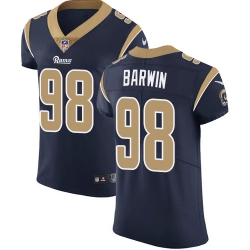 Nike Rams #98 Connor Barwin Navy Blue Team Color Mens Stitched NFL Vapor Untouchable Elite Jersey