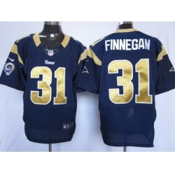 Nike St. Louis Rams 31 Cortland Finnegan Blue Elite NFL Jersey