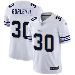 Rams 30 Todd Gurley II White Mens Stitched Football Limited Team Logo Fashion Jersey