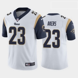 men cam akers los angeles rams white vapor limited jersey 