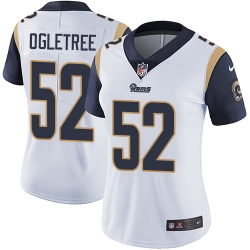 Nike Rams #52 Alec Ogletree White Womens Stitched NFL Vapor Untouchable Limited Jersey