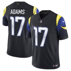 Women Los Angeles Rams 17 Davante Adams Black 2025 F U S E   Rivalries Vapor Limited Stitched Jersey