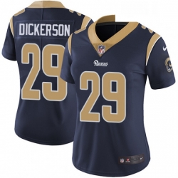 Womens Nike Los Angeles Rams 29 Eric Dickerson Elite Navy Blue Team Color NFL Jersey