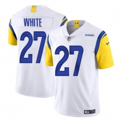 Youth Los Angeles Rams 27 Tre'Davious White White Vapor Untouchable Stitched Football Jersey