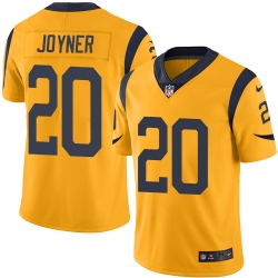 Youth Nike Rams #20 Lamarcus Joyner Gold Stitched NFL Limited Rush Jersey