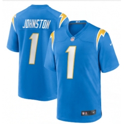 Men Los Angeles Chargers 1 Quentin Johnston Vapor Limited Jersey