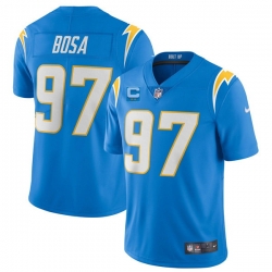 Men Los Angeles Chargers 2022 #97 Joey Bosa Blue With 2-star C Patch Vapor Untouchable Limited Stitched NFL Jersey