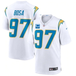 Men Los Angeles Chargers 2022 #97 Joey Bosa White With 2-star C Patch Vapor Untouchable Limited Stitched NFL Jersey