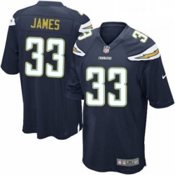 Men Nike Los Angeles Chargers 33 Derwin James Game Navy Blue Team Color NFL Jersey