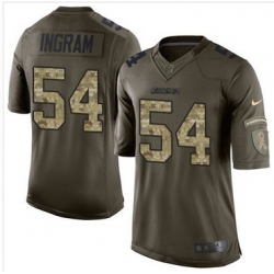 Nike San Diego Chargers #54 Melvin Ingram Green Men 27s Stitched NFL Limited Salute to Service Jersey