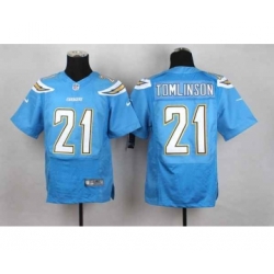 nike nfl jerseys san diego chargers 21 tomlinson lt.blue[Elite]