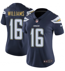 Nike Chargers #16 Tyrell Williams Navy Blue Team Color Womens Stitched NFL Vapor Untouchable Limited Jersey