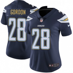 Womens Nike Los Angeles Chargers 28 Melvin Gordon Navy Blue Team Color Vapor Untouchable Limited Player NFL Jersey