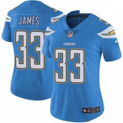 Womens Nike Los Angeles Chargers 33 Derwin James Electric Blue Alternate Vapor Untouchable Elite Player NFL Jersey