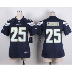 nike women nfl jerseys san diego chargers 25 goroon blue[nike]