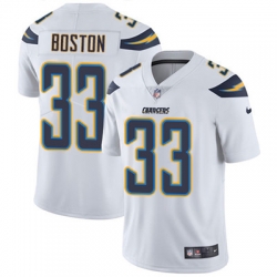 Youth Nike Chargers #33 Tre Boston White Stitched NFL Vapor Untouchable Limited Jersey