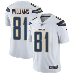 Youth Nike Chargers #81 Mike Williams White Stitched NFL Vapor Untouchable Limited Jersey