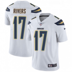 Youth Nike Los Angeles Chargers 17 Philip Rivers Elite White NFL Jersey