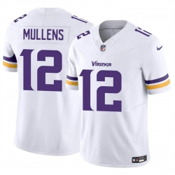 Men Minnesota Vikings 12 Nick Mullens White 2023 F U S E  Vapor Untouchable Limited Stitched Jersey