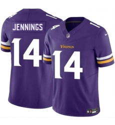 Men Minnesota Vikings  14 Jauan Jennings Purple 2026 F U S E  Vapor Untouchable Limited Stitched Jersey