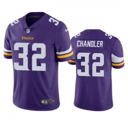 Men Minnesota Vikings 32 Ty Chandler Purple 2023 F U S E  Vapor Untouchable Limited Stitched Jersey