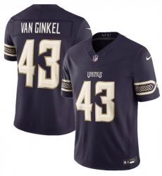 Men Minnesota Vikings 43 Andrew Van Ginkel Deep Purple 2026 F U S E Rivalries Collection Limited Stitched Football Jersey Men Minnesota Vikings 43 Andrew Van Ginkel Deep Purple 2026 F U S E Rivalries Collection Limited Stitched Football Jersey