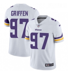 Mens Nike Minnesota Vikings 97 Everson Griffen White Vapor Untouchable Limited Player NFL Jersey