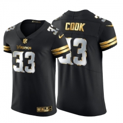 Minnesota Vikings 33 Dalvin Cook Men Nike Black Edition Vapor Untouchable Elite NFL Jersey