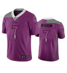 Minnesota Vikings 7 Patrick Peterson Purple Vapor Limited City Edition NFL Jersey