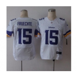 nike nfl jerseys minnesota vikings 15 fruechte white[Elite][fruechte]